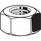 Sim Supply Std,Stl,YlwZ,M24-1.50,36x19mm,CL8,10PK  M01340.240.0150