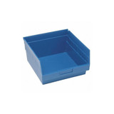 Quantum Storage Systems Shelf Bin,Blue,Polypropylene,8 in QSB809BL