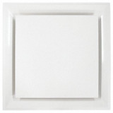 American Louver Ceiling Diffuser,White,8" Duct Size  STR-PQ-8W