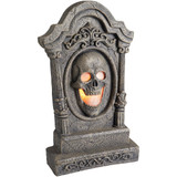 24 In. LED Flat Back Tombstone with Flame Light Halloween Decoration 5123411