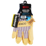 Kinco Otto Striped Men's Medium Pigskin Leather Palm Thermal Insulated Work Glove