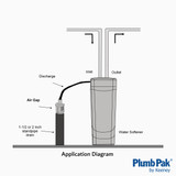 Plumb Pak 5-8 In. x 1-2 In. Gray Dishwasher Air Gap PP855-69 409796