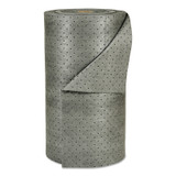 MRO Plus Absorbent, Absorbs 49 gal, 30 in W x 150 ft L, Heavy Weight, Perforated, 3-Ply, Roll