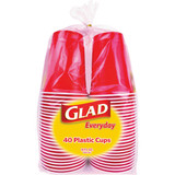 Glad Everyday 18 Oz. Red Plastic Cups (40-Count) BBP25519