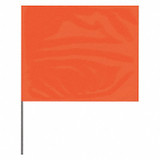 Presco Marking Flag,Orange,Blank,PVC,PK100 2336O-200