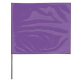 Manufacturer Varies Marking Flag, 36", Purple,PVC,PK100 4536PP-200