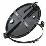 Pig Drum Lid,Black,Steel,55 gal  DRM1065-BK