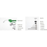 Speedaire Air Gun Kit,Lever,Plastic 52CF84