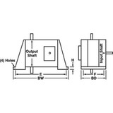 Dayton Vertical Mounting Base 6X502