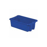 Lewisbins Stk and Nest Ctr,Blue,Solid,Polyethylene SN2414-8 BLUE