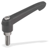 Kipp Adjustable Handle,1/4"-20,Plastic K0269.1A21X50