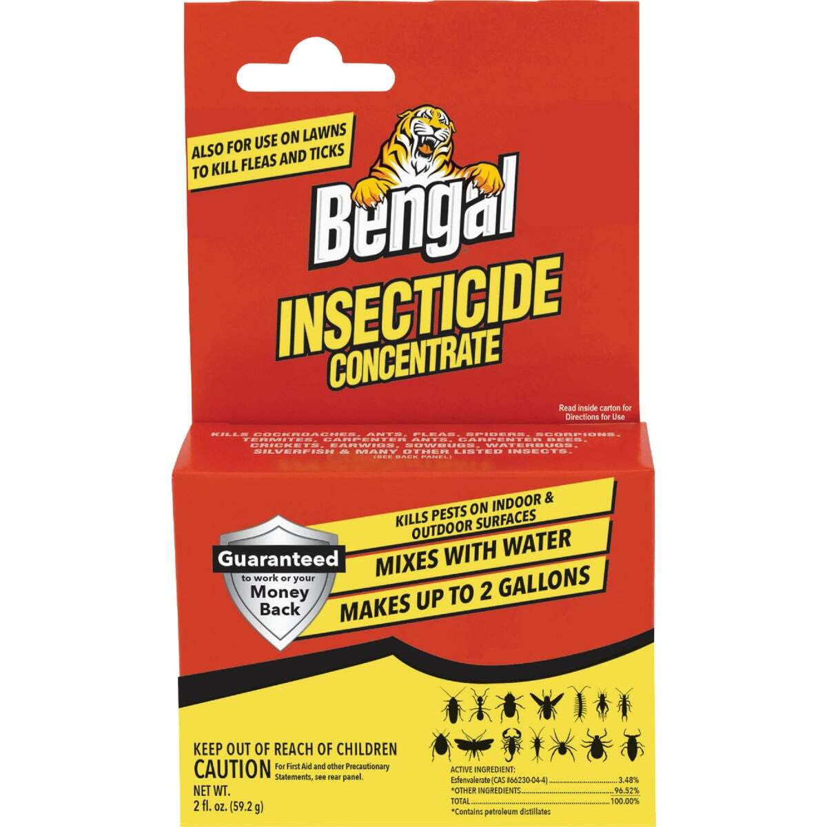 Bengal Insect Killer Concentrate, 2 Oz. 33100 723374 - SIM Supply