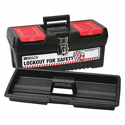 Brady Lockout Tool Box,Unfilled 105906
