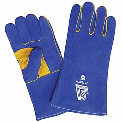 Steiner Industries Welding Gloves,Stick Application,Blue,PR 2519BCR-L
