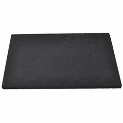 Sim Supply Polyethylene Sheet,L 4 ft,Black  1001347