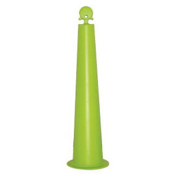 Manufacturer Varies Channelizer Cone,42 in. H,Lime,HDPE 03-770-42L-P
