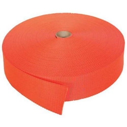 Bulk-Strap Webbing,Nylon,1 1/2" W,Orange N15150OR