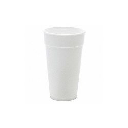 Dart Disposable Hot Cup,20oz,White,Foam,PK500 20J16