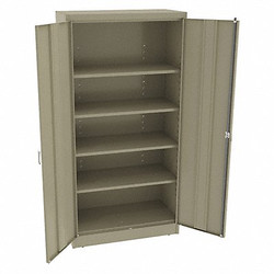 Tennsco Storage Cabinet,72"x36"x18",Sand,4Shlv 7218DLXSD