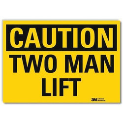 Lyle Safety Sign,10 in x 14 in,Rflct Sheeting U4-1740-RD_14X10