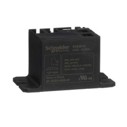 Schneider Electric Enclosed Power Relay,4 Pin,12VDC,SPST-NO 9AS3D12