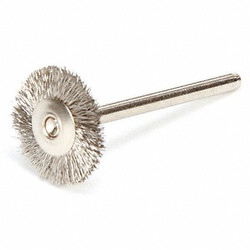 Weiler Miniature Wheel Brush,Crimped Wire,3/4" 91200