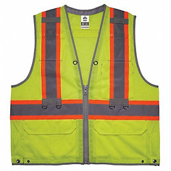 Glowear by Ergodyne Safety Vest,ANSI Class 2,M/S Size 24173