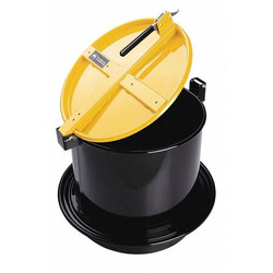 Pig Drum Lid,Yellow,Steel,55 gal  DRM1213-YW