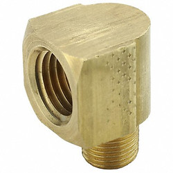 Parker 90 Extruded Street Elbow, Brass, 3/8 in  2202P-6-6