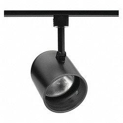 Juno Lighting Track Light Head,Cylinder,Blk/Blk,4.5in R502 BLB BL