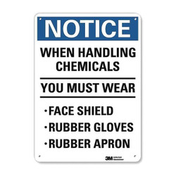 Lyle Notice Sign,10 inx7 in,Aluminum U5-1631-RA_7X10