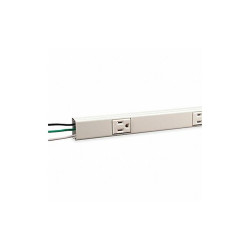 Legrand Prewired Raceway6 Outlets,6 Ft. L,Ivory NM24GB612