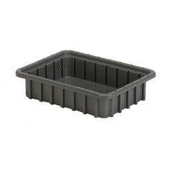 Lewisbins Divider Box,Gray,HDPE,12 DC1025 Grey