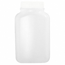 Qorpak Bottle,96 mm H,Natural,50 mm Dia,PK500 PLC-03475