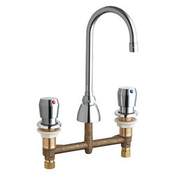 Chicago Faucet Gooseneck,Chrome,Chicago Faucets,786 786-E3-665ABCP