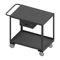 Westward Mobile Wrkstion,Steel,36"L,24"W,2 Shelf  RSC-2436-2-1DR-95W