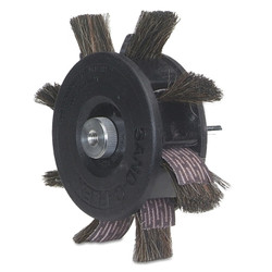 Sand-O-Flex™ 350-RP Coated Flap Wheel, 6-1/2 in dia, 80 Grit, 2400 rpm