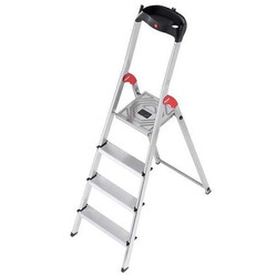 Hailo Platform Stepladder,2-49/64 ft,Al330 lb 8160-407