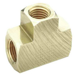 Parker Extruded Tee,Brass,3/4 in Pipe Size,FNPT 2203P-12