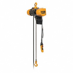 Harrington Electric Chain Hoist,14.8A,25/4.2 fpm SEQ005SD-15