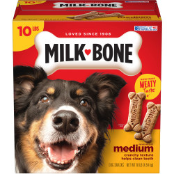 Milk-Bone Original Dog Treats - For Dog - Bone - Meat Flavor - 10 lb