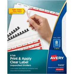 Avery&reg; Index Maker Tab Divider 11432