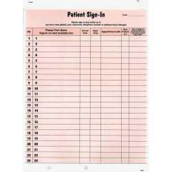 Tabbies  Patient Sign-in Form 14530
