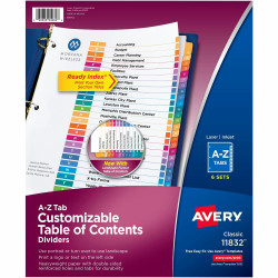 Avery&reg; Ready Index Tab Divider 11832