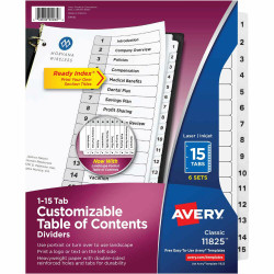 Avery&reg; Ready Index Index Divider 11825