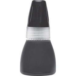 Xstamper 10 ml Bottle Refill Inks - Black Ink - 0.34 fl oz - Black - 1 Each