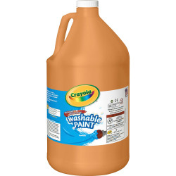 Crayola Washable Paint - 1 gal - 1 Each - Orange