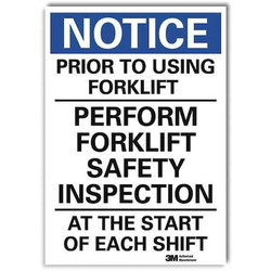 Lyle Notice Sign,10inx7in,Reflective Sheeting U5-1467-RD_7X10