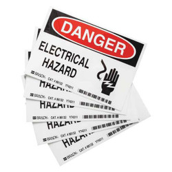 Brady Label,3 1/2 inx5 in,Polyester,PK5 86132