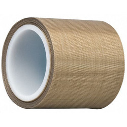 3m PTFE Glass Cloth Tape,3 in x 5 yd,3.2mil 5451